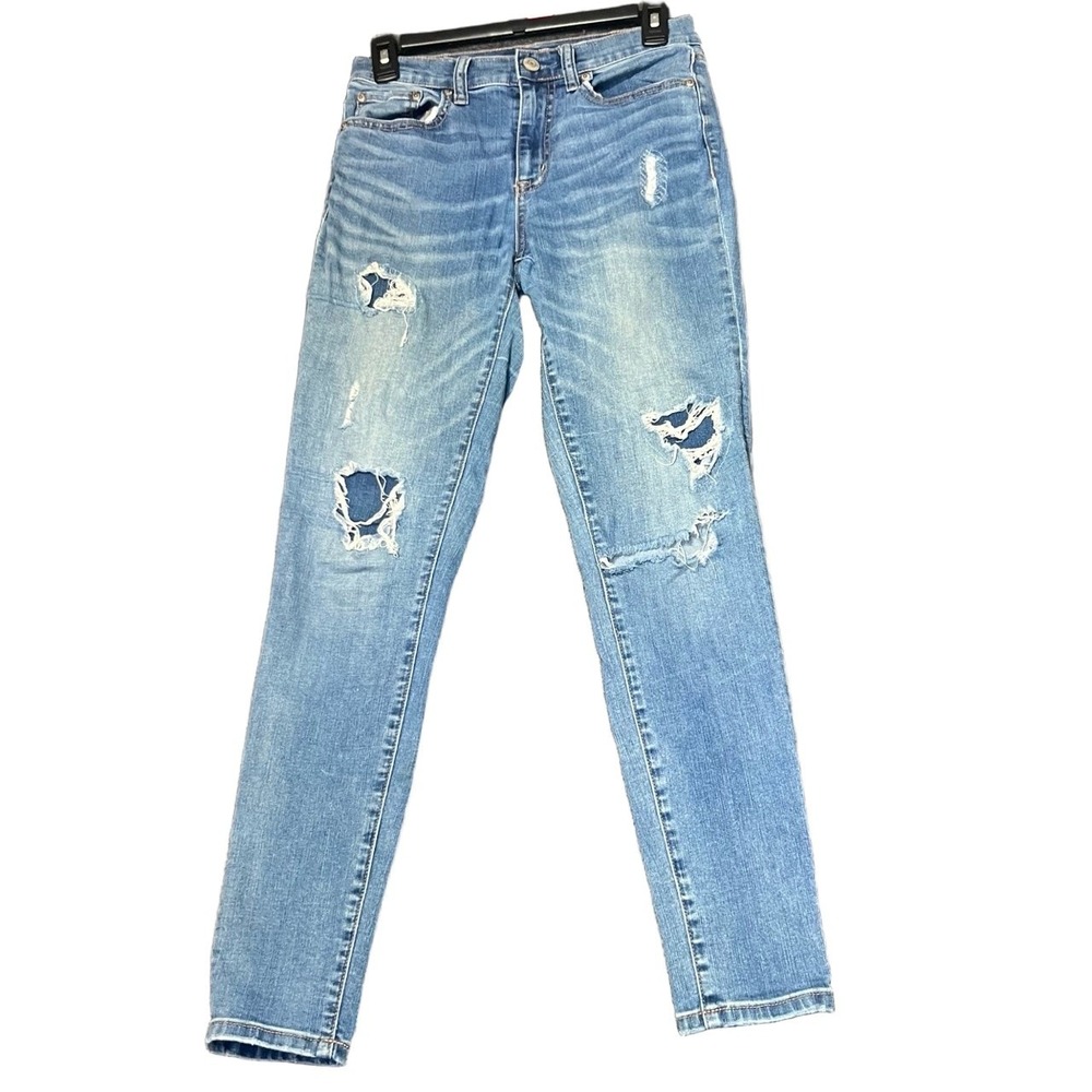 High Rise Blue Jeans - Picture 2 of 16